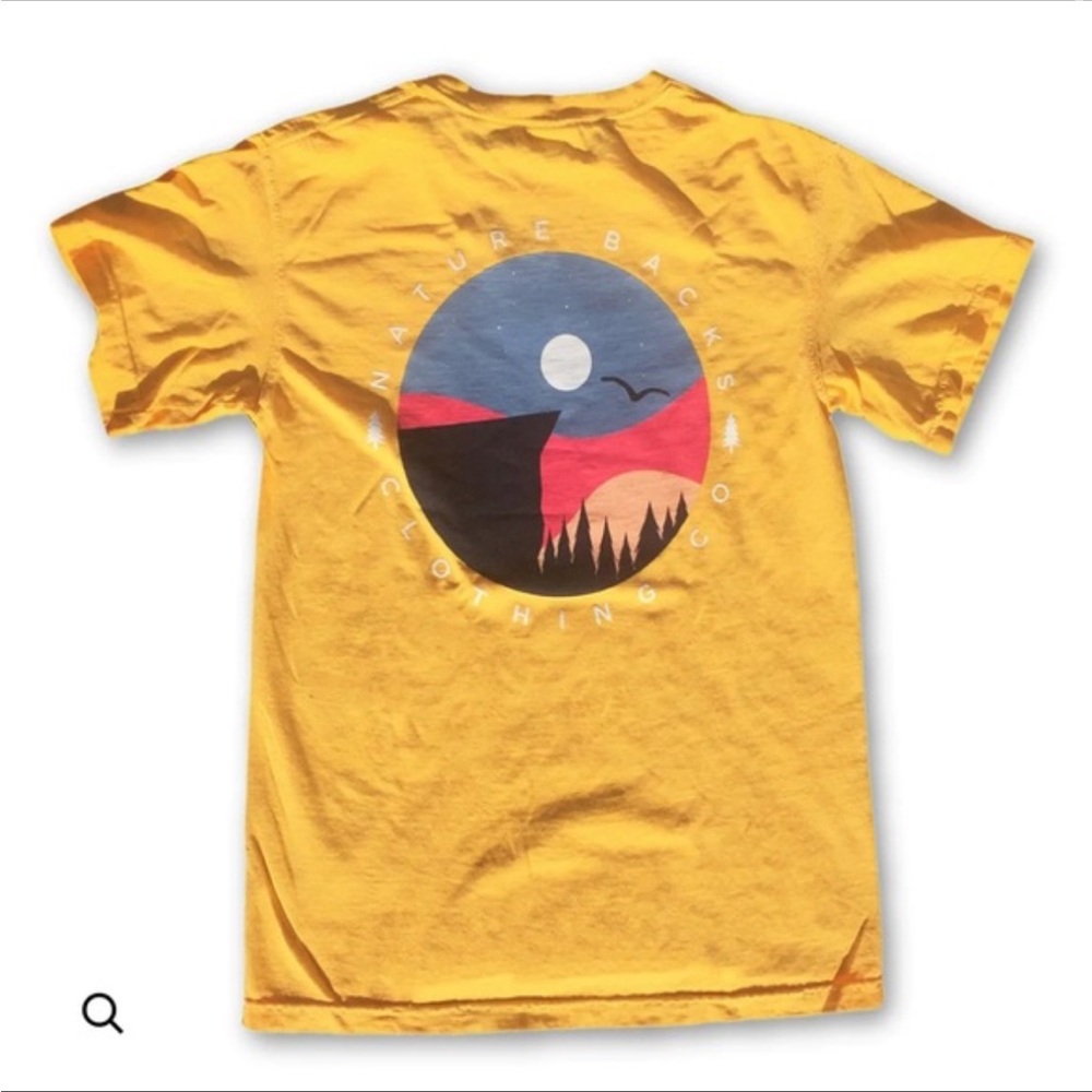 Nature backs tee shirt
